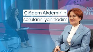 Çiğdem Akdemir’in sorularını yanıtladım | 128 milyar dolar, Aşı, “Türkiye tel tel dökülüyor…”
