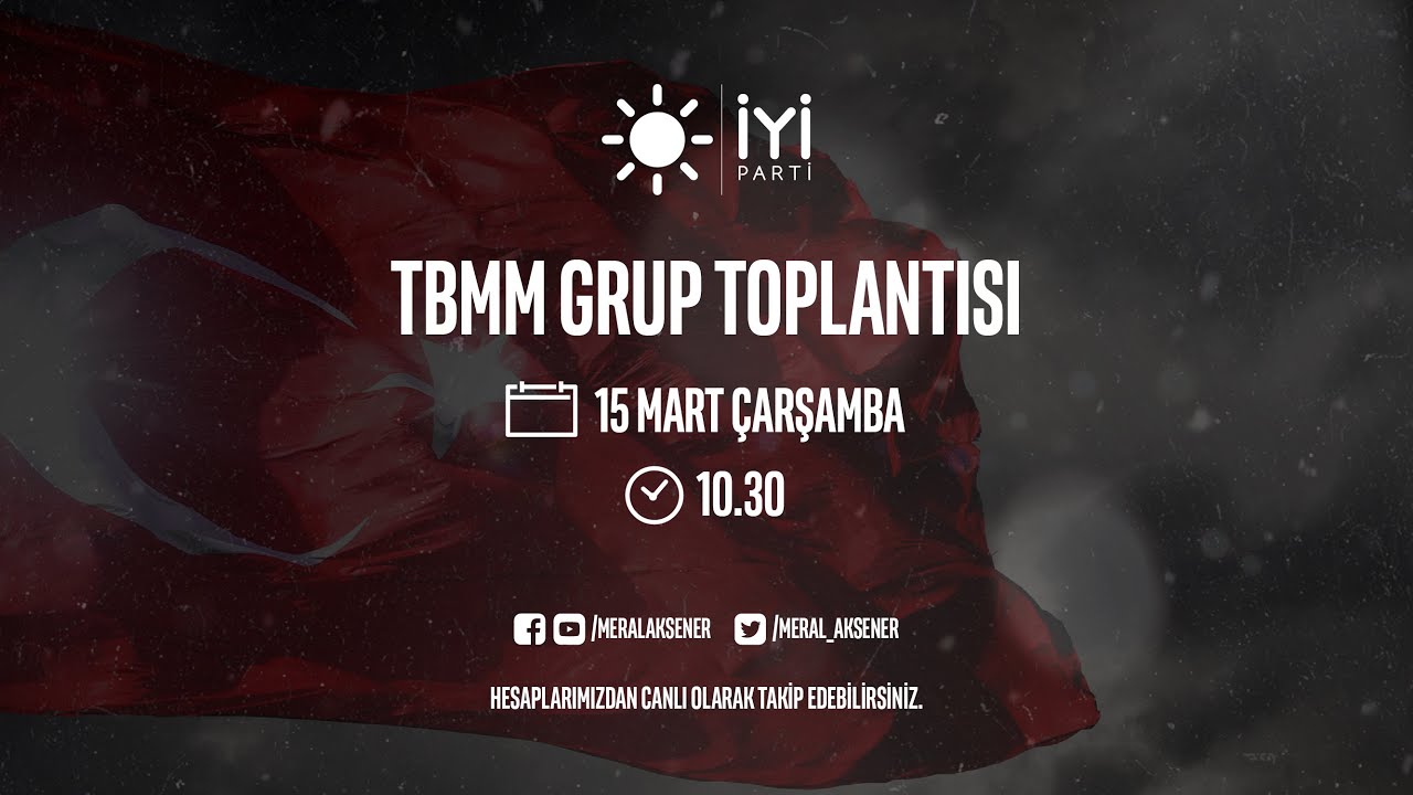 15 Mart Çarşamba günü Milletin Evi’ndeyiz…